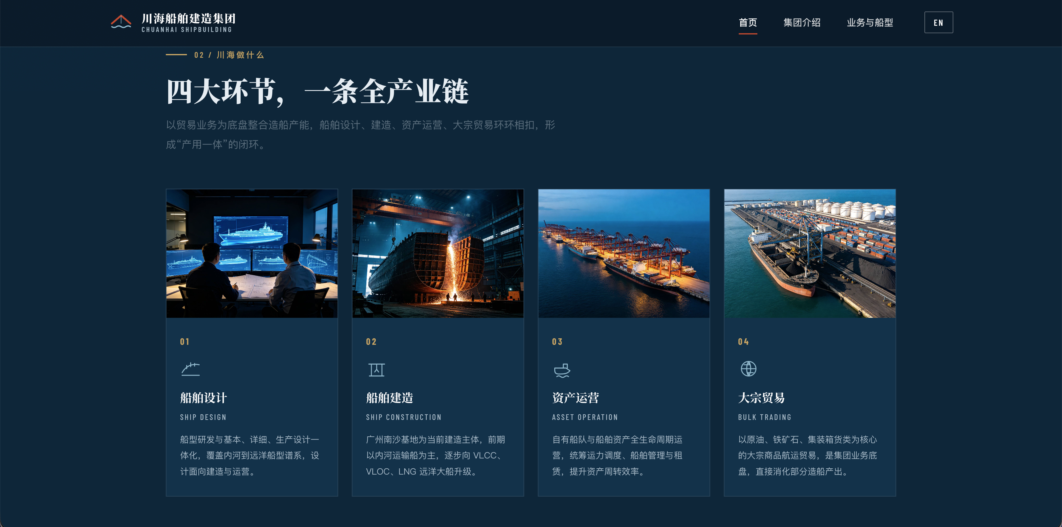 船舶建造集团官网 截图 3